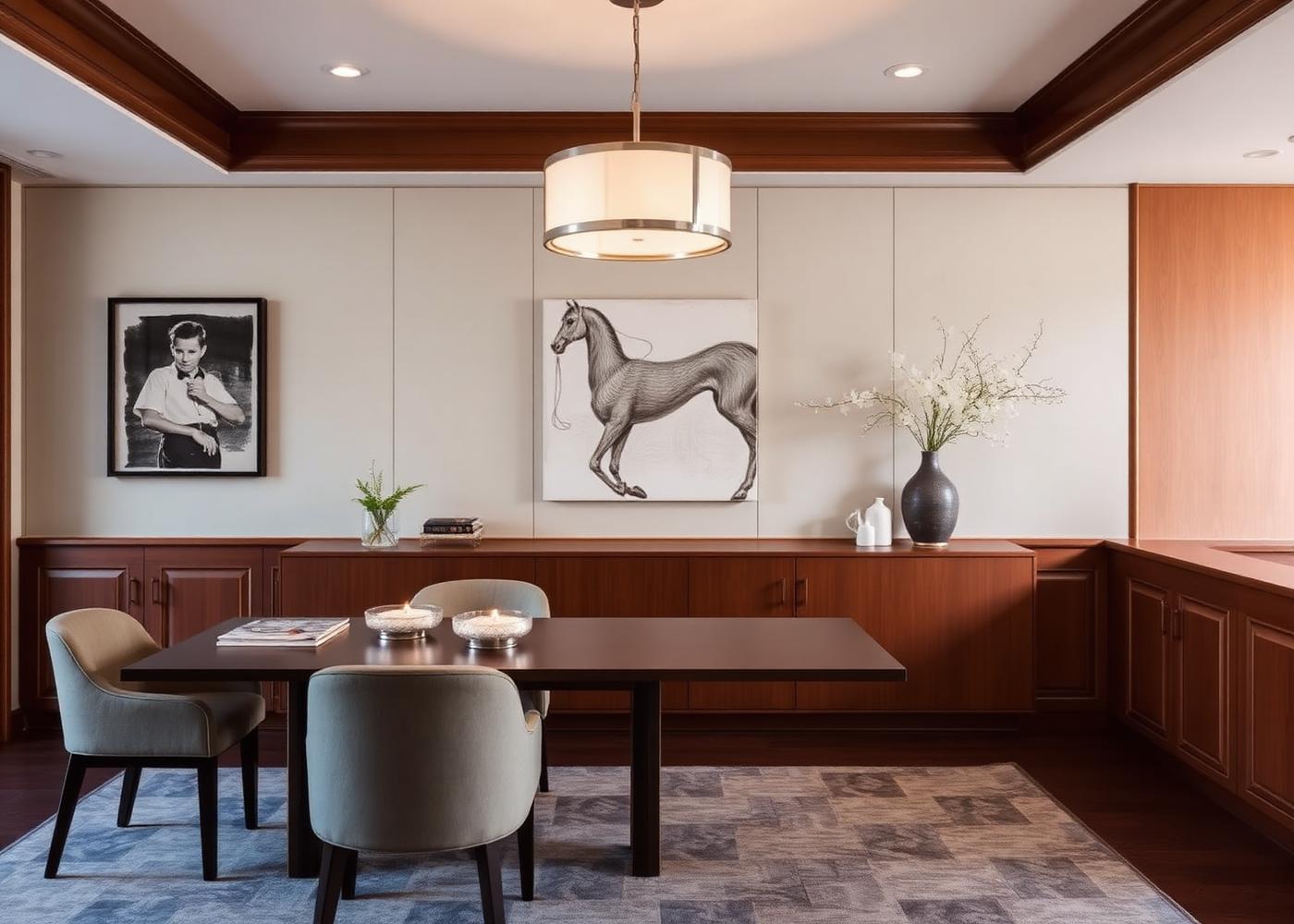 Contemporary Glass Dining Table