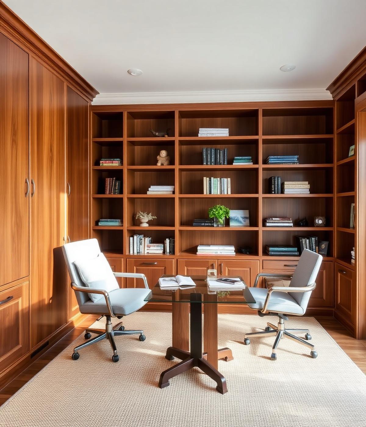 Spacious Wardrobe with Integrated Desk